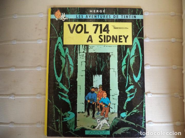 C&oacute;mics: Comic Les Aventures de Tintin. Vol 714 a Sidney .Texto en catal&aacute;n. - Foto 1