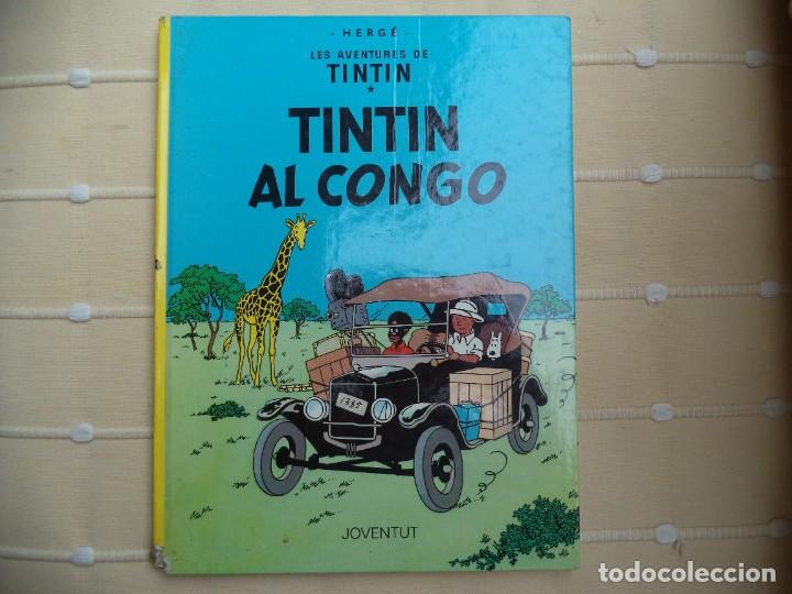 C&oacute;mics: Comic Les Aventures de Tintin. Al Congo .Texto en catal&aacute;n - Foto 1