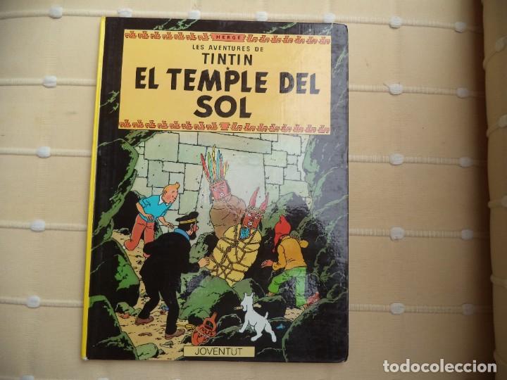 C&oacute;mics: Comic Les Aventures de Tintin. El Temple del Sol .Texto en catal&aacute;n - Foto 1