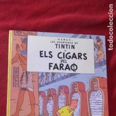 Fumetti: TINTIN - ELS CIGARS DEL FARAO - HERTGE - CARTONE - EN CATALAN. Lote 286237563