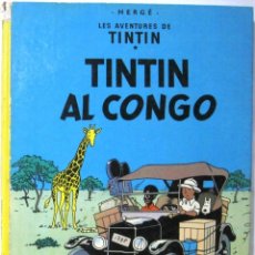 Cómics: LES AVENTURES DE TINTIN - AL CONGO - TAPA DURA - COMIC EN CATALAN. Lote 301540153