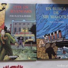 Comics: CITA EN SEVENOAKS Y EN BUSCA DE SIR MALCOLM (FLOC'H & RIVIERE) EDITORIAL JUVENTUD. Lote 302063003