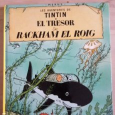 Comics : LES AVENTURES DE TINTIN - EL TRESOR DE RACKHAM EL ROIG - JOVENTUT 7ª EDICIÓN 1984 - CATALÀ. Lote 318699193