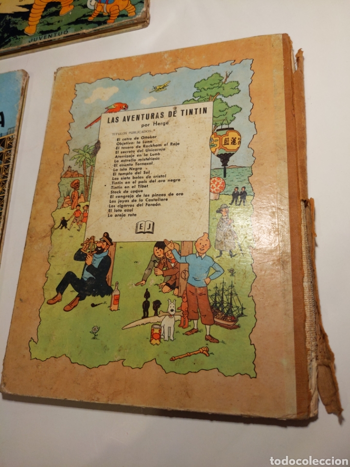 C&oacute;mics: LOTE TINTIN 1 - 2 - 3 Y 4 EDICI&Oacute;N - Foto 4