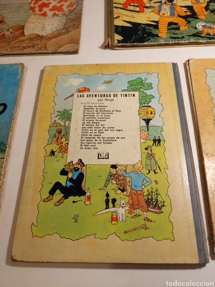 C&oacute;mics: LOTE TINTIN 1 - 2 - 3 Y 4 EDICI&Oacute;N - Foto 8