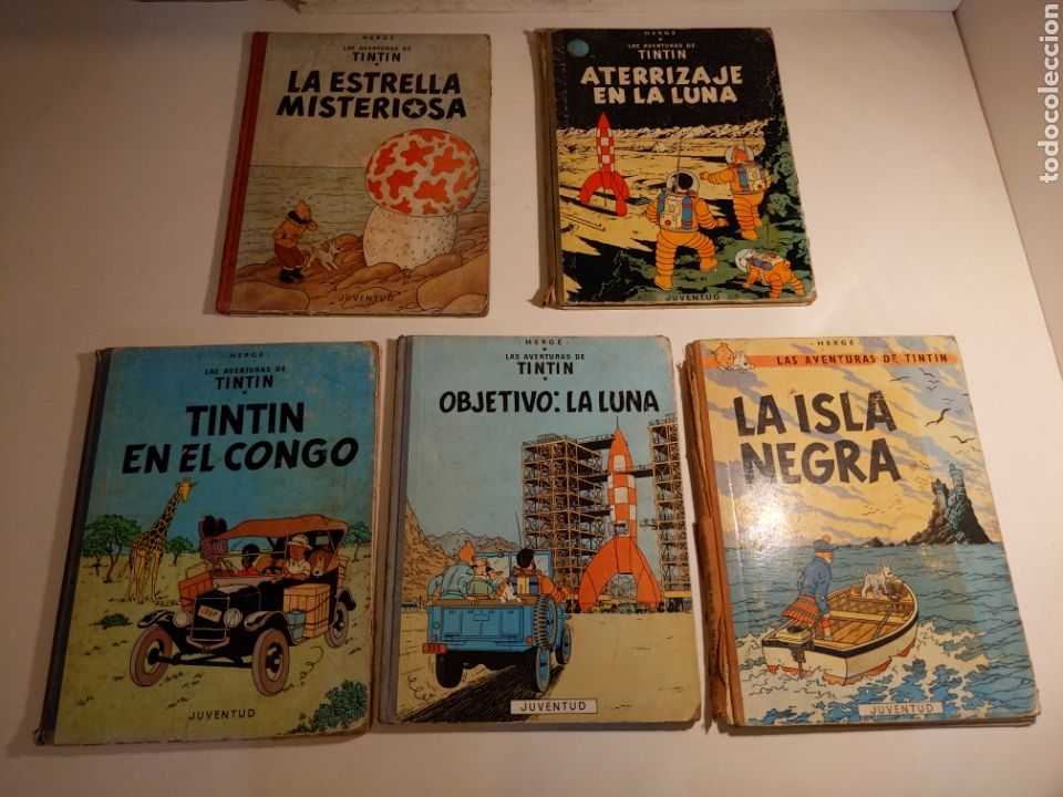 C&oacute;mics: LOTE TINTIN 1 - 2 - 3 Y 4 EDICI&Oacute;N - Foto 1