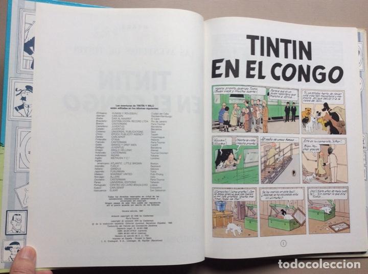 C&oacute;mics: TINT&Iacute;N EN EL CONGO NOVENA EDICI&Oacute;N EXCELENTE ESTADO - Foto 5