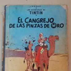 Cómics: TINTIN EL CANGREJO DE LAS PINZAS DE ORO 2ª EDICIÓN 1966 JUVENTUD. Lote 327350333
