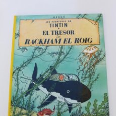 Cómics: LAS AVENTURAS DE TINTIN - EL TRESOR DE RACKHAM EL ROIG - EN CATALAN - JUVENTUT - 14º EDICION 1996. Lote 330668828