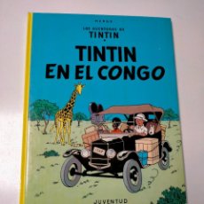 Cómics: TINTÍN EN EL CONGO TAPA DURA EDITORIAL JUVENTUD 9 EDICIÓN AÑO 1987. Lote 330744868