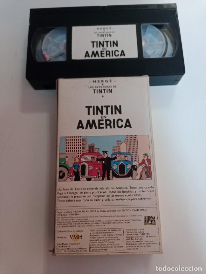 C&oacute;mics: TINTIN EN AMERICA CINTA DE VIDEO VHS - Foto 2