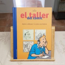 Cómics: LIBRO TINTÍN ”TALLER DEL CÒMIC” EN CATALÁN. Lote 341926553