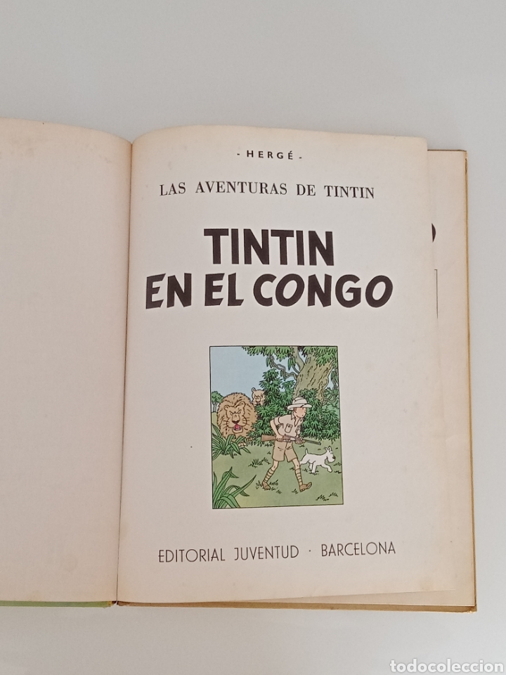 C&oacute;mics: Tint&iacute;n en el Congo. Editorial Juventud. Sexta edici&oacute;n 1982 - Foto 2