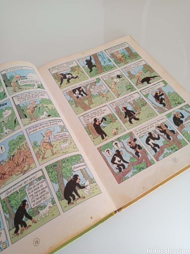 C&oacute;mics: Tint&iacute;n en el Congo. Editorial Juventud. Sexta edici&oacute;n 1982 - Foto 4