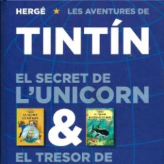 Cómics: HERGE - TINTIN - EL SECRET DE L ' UNICORN I EL TRESOR DE RACKHAM EL ROIG - ED. JOVENTUT 2011 1ª ED.