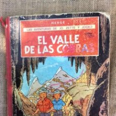 Cómics: LAS AVENTURAS DE JO,ZETTE Y JOCKO EL VALLE DE LAS COBRAS. 1ª EDICIÓN. Lote 362379090