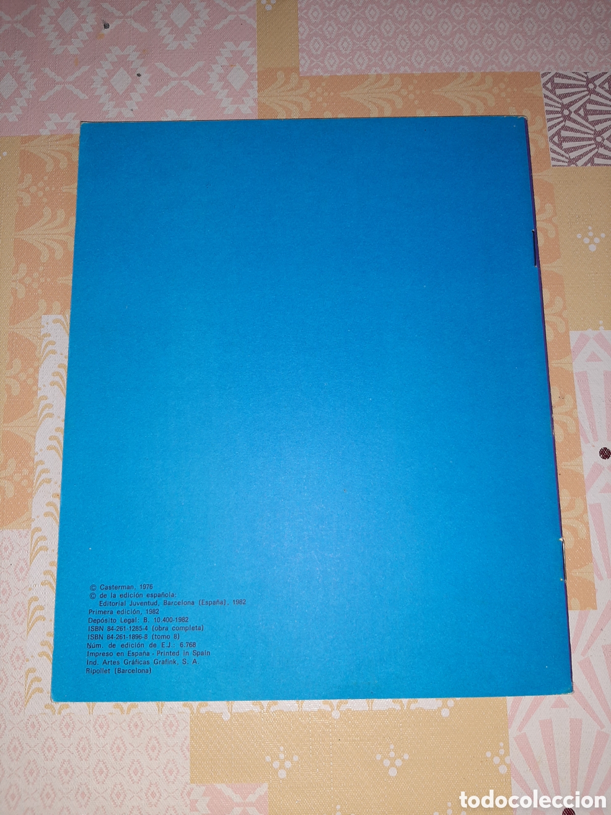 C&oacute;mics: Cuaderno de pinturas Tint&iacute;n P 8, primera edici&oacute;n - Foto 2