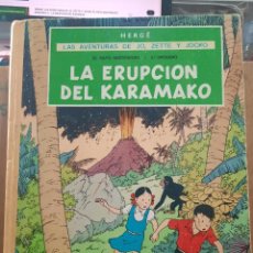 Comics : LAS AVETURAS DE JO, ZETTE Y JOCKO - LA ERUPCIÓN DEL KARAMAKO - EL RAYO MISTERIOSO - HERGÉ. Lote 363744690