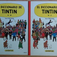 Cómics: EL DICCIONARIO DE TINTÍN - TONI COSTA - COMPLETO 2 VOLÚMENES - EDITORIAL JUVENTUD- 1996. Lote 366194756