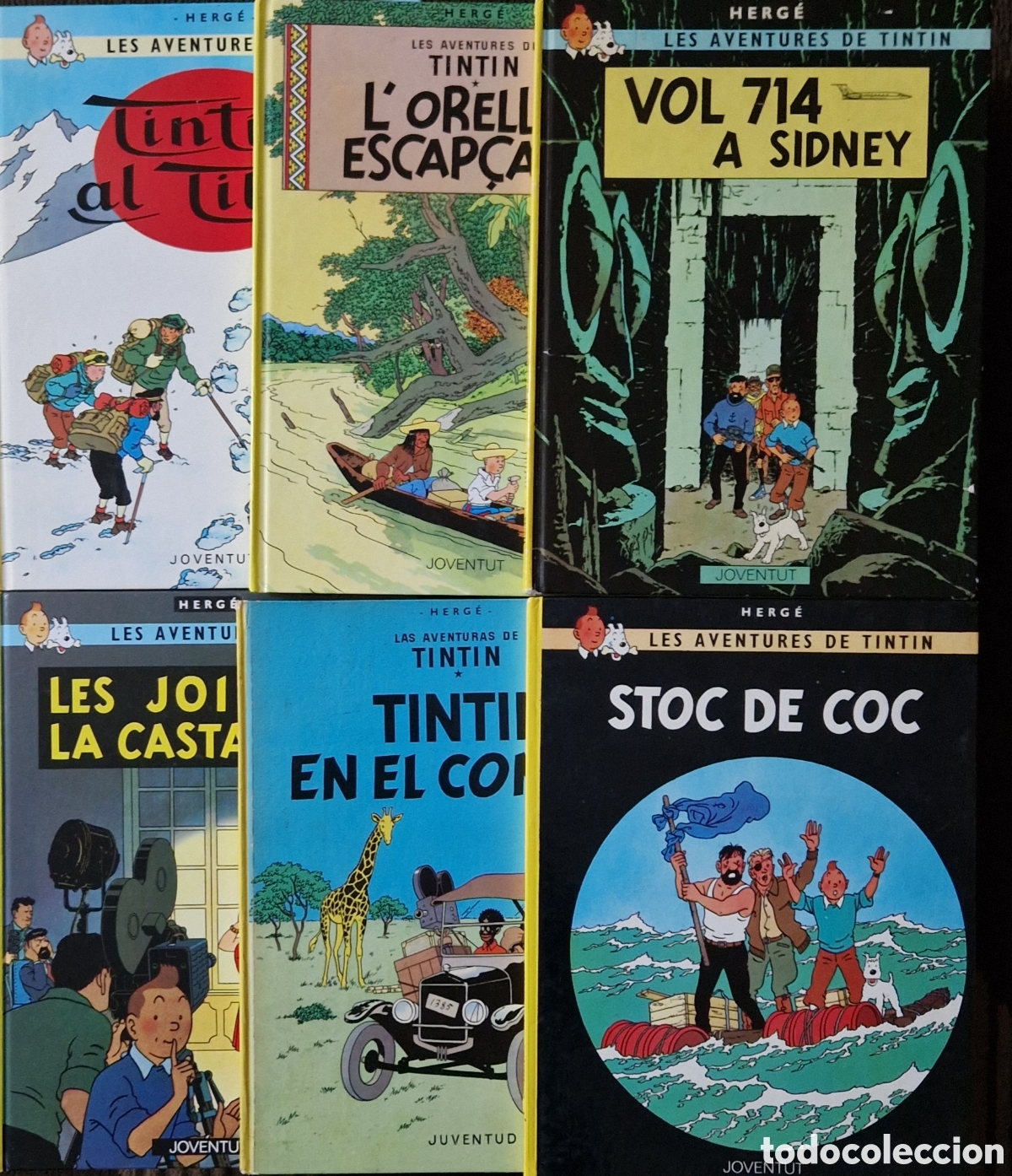 C&oacute;mics: LES AVENTURES DE TINTIN,HERGE.CATALAN - Foto 1
