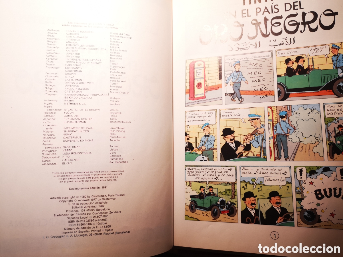 C&oacute;mics: Tintin en el pa&iacute;s del oro negro - Foto 2
