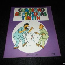 Cómics: CUADERNO DE PINTURAS TINTIN Nº 8. JUVENTUD 1982. COLOREAR. SIN USAR. Lote 383268384