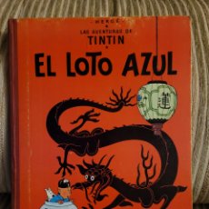 Cómics: TINTIN, EL LOTO AZUL, PRIMERA EDICION, 1965 (LOMO TELA ROJO). Lote 386703909