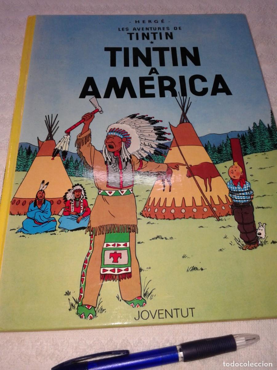 C&oacute;mics: TINTIN A AMERICA, EN CATAL&Aacute;N, 1986, B16 - Foto 1