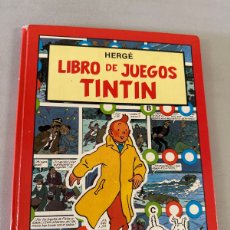 Cómics: HERGE LIBRO DE JUEGOS TINTÍN , JUVENTUD PRIMERA EDICIÓN. Lote 396342589