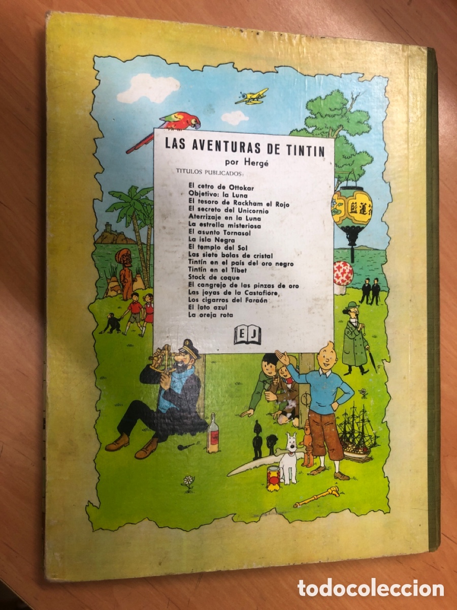 C&oacute;mics: COMIC TINTIN EL CENTRO DE OTTOKAR EDITORIAL JUVENTUD 2&ordf; EDICION SIN ESCRITOS - Foto 2