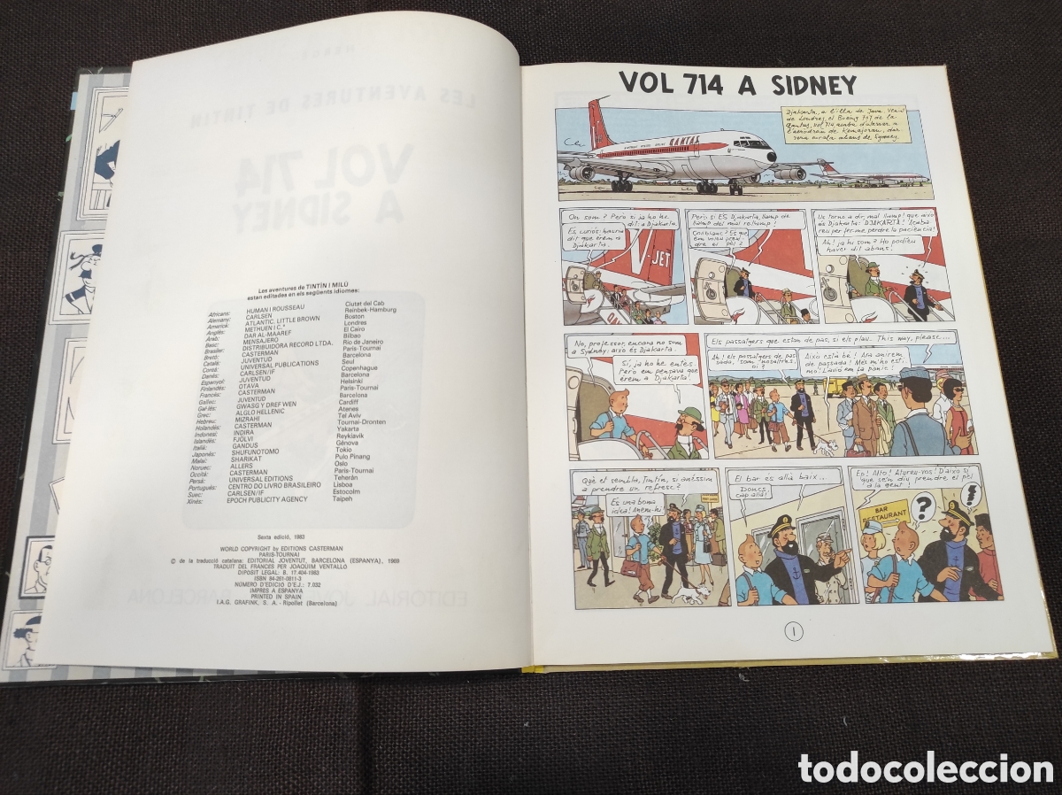 C&oacute;mics: Tintin. Vol 714 a Sidney. 6 edici&oacute; 1983. - Foto 6