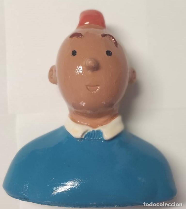 C&oacute;mics: Figuras de escayola de Tintin y Haddock - Foto 3
