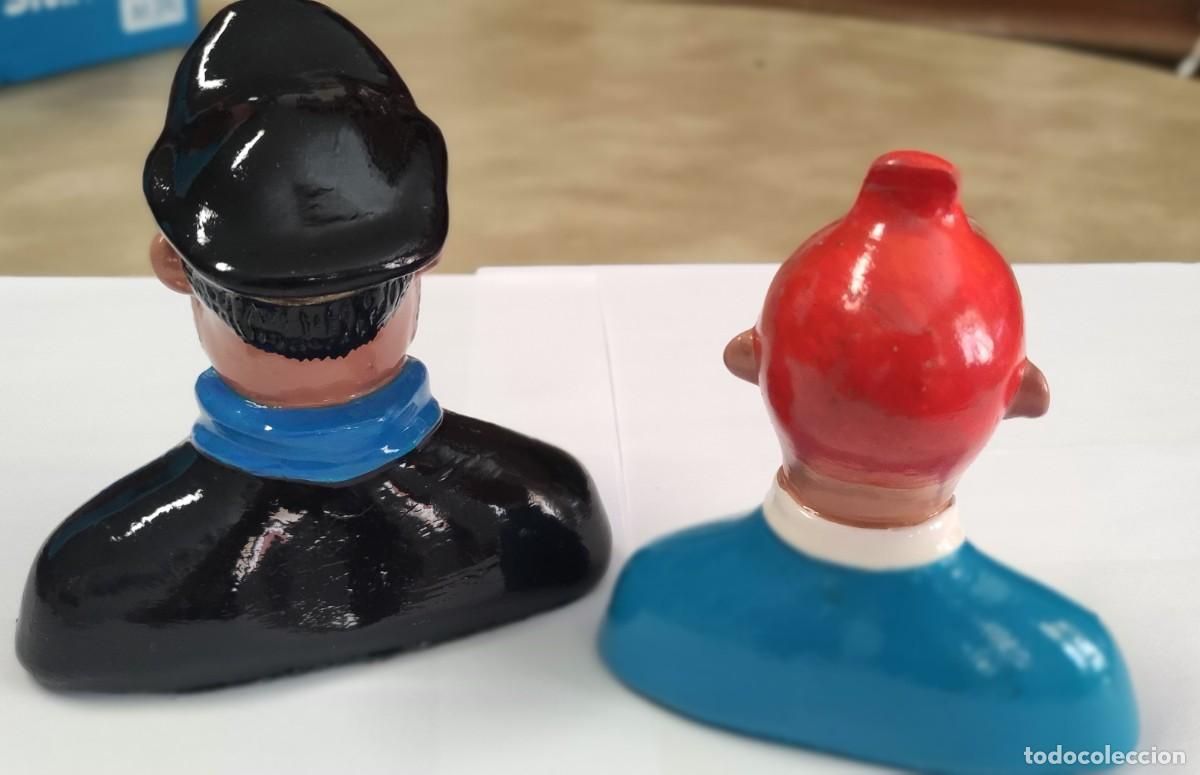 C&oacute;mics: Figuras de escayola de Tintin y Haddock - Foto 2