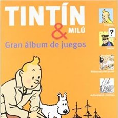 Cómics: GRAN ALBUM DE JUEGOS TINTIN HERGE COMO NUEVO