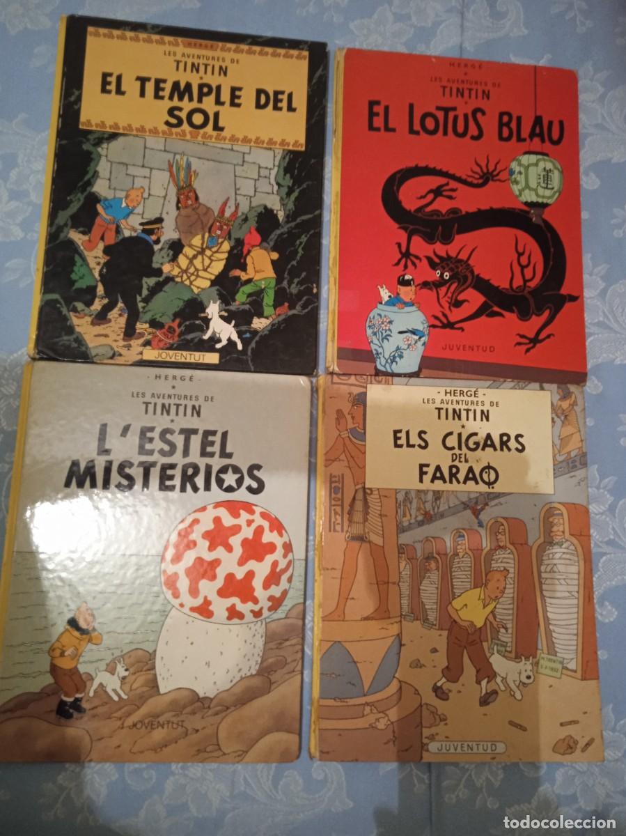 C&oacute;mics: LOTE DE 4 COMICS DE TINTIN (LEER) - Foto 1