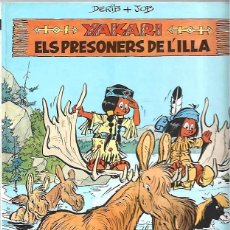 Cómics: YAKARI 9: ELS PRESONERS DE L´ILLA, 1988, PRIMERA EDICIÓN EN CATALAN, MUY BUEN ESTADO