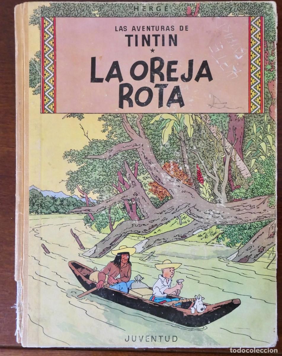 C&oacute;mics: HERGE- LA OREJA ROTA - PRIMERA EDICI&Oacute;N 1966 - Foto 1