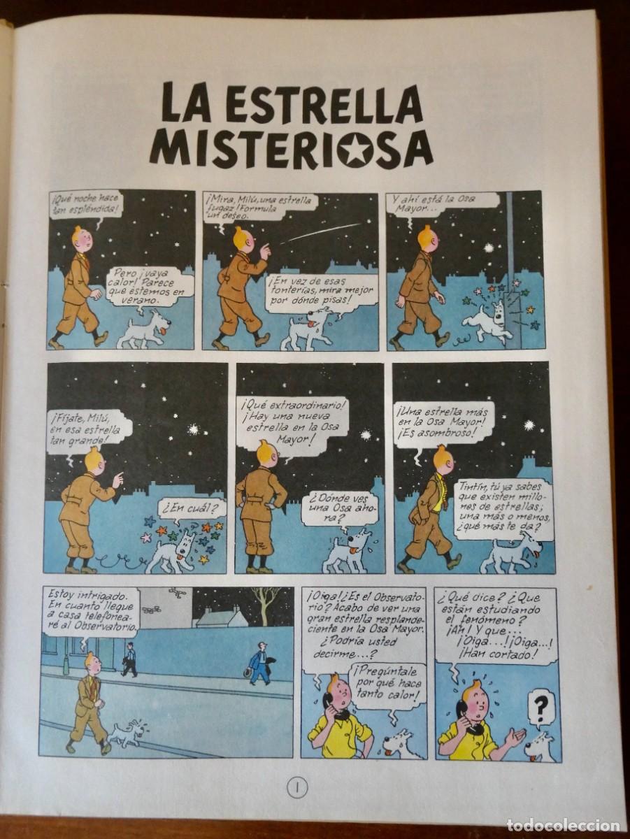 C&oacute;mics: HERGE- LA ESTRELLA MISTERIOSA - OCTABA EDICION 1981 - Foto 5