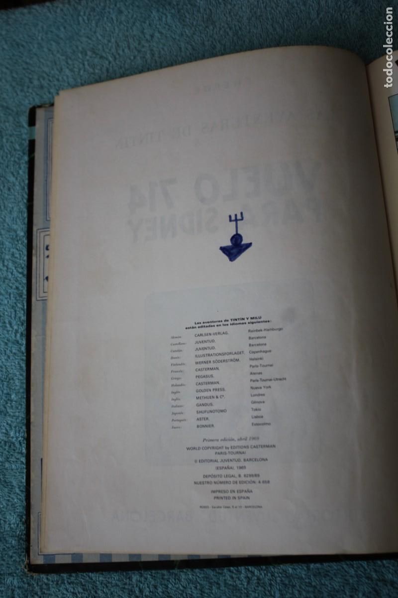 C&oacute;mics: VUELO 714 PARA SIDNEY - Primera edicion 1969 - Foto 3