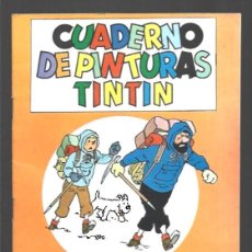 Cómics: CUADERNO DE PINTURAS TINTIN 6, 1982, JUVENTUD, NUEVO, A ESTRENAR