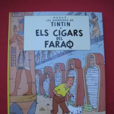 Cómics: LES AVENTURES DE TINTIN - ELS CIGARS DEL FARAO - 12ª EDICIO 1993 - EDITORIAL JOVENTUT - EN CATALAN.