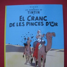 Cómics: LES AVENTURES DE TINTIN-EL CRANC DE LES PINCES D´OR- 9ª EDICIO 1988-EDITORIAL JOVENTUT- EN CATALAN.