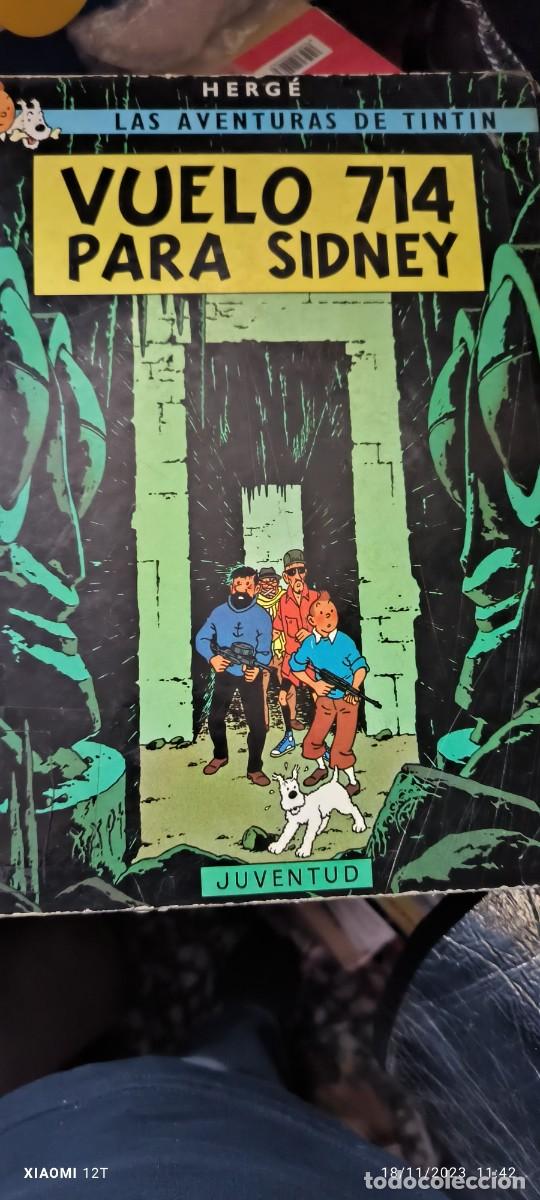 C&oacute;mics: Lote 8 libros antiguos de TINTIN - Foto 8