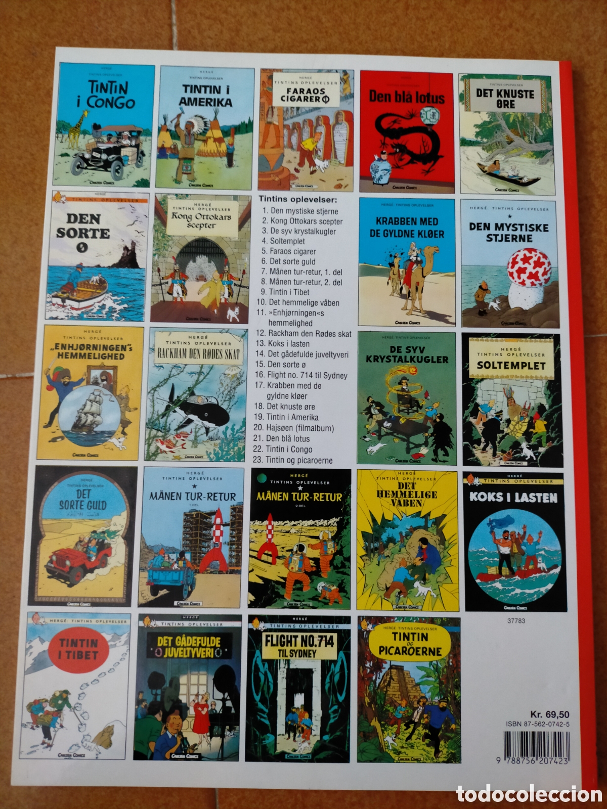 C&oacute;mics: TINTIN IDIOMAS - DANES - TINTIN EN EL CONGO / I CONGO - Foto 2