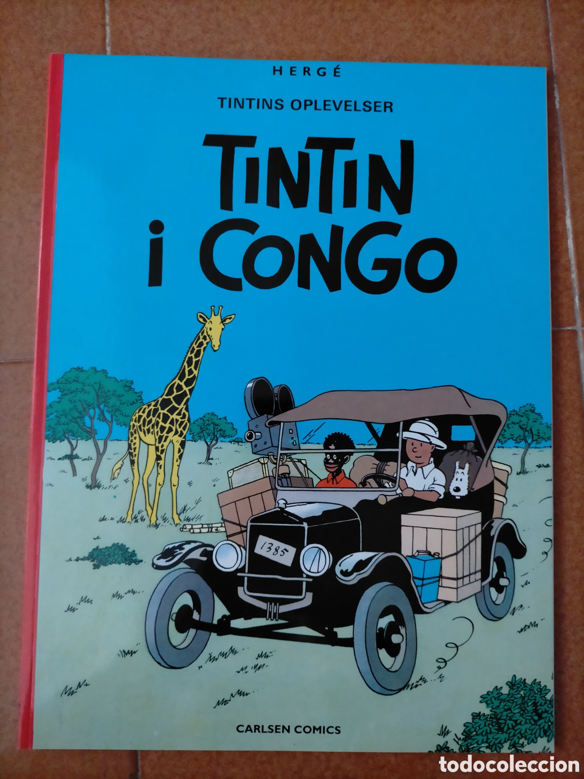 C&oacute;mics: TINTIN IDIOMAS - DANES - TINTIN EN EL CONGO / I CONGO - Foto 1