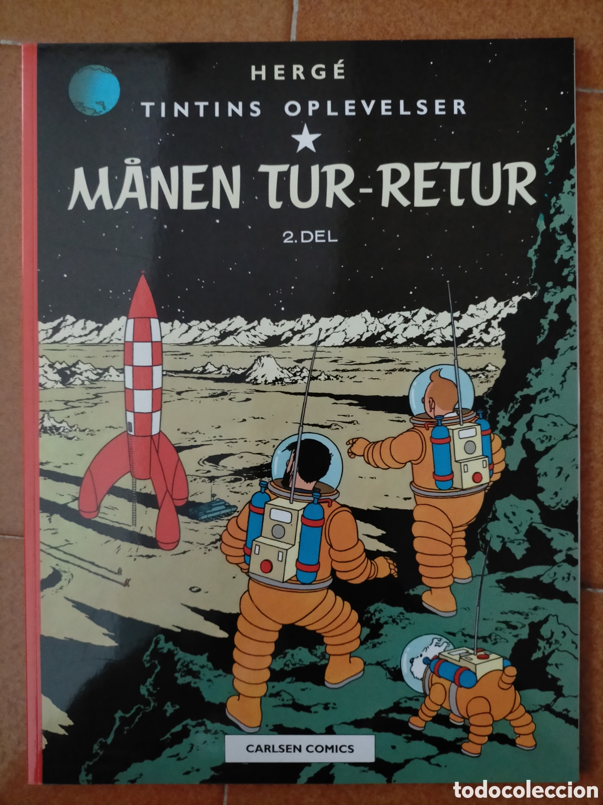 C&oacute;mics: TINTIN IDIOMAS - DANES - ATERRIZAJE EN LA LUNA / MANEN TUR RETUR