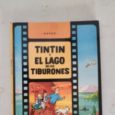 Cómics: TINTÍN Y EL LAGO DE LOS TIBURONES, 1ª EDICION, (EDITORIAL JUVENTUD), LOMO SIN TELA!