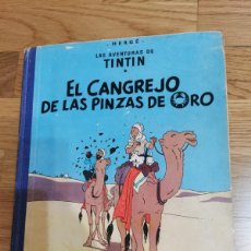 Cómics: EL CANGREJO DE LAS PINZAS DE ORO EL LOMO DE TELA AZUL PRIMERA EDICIÓN MARZO 1963