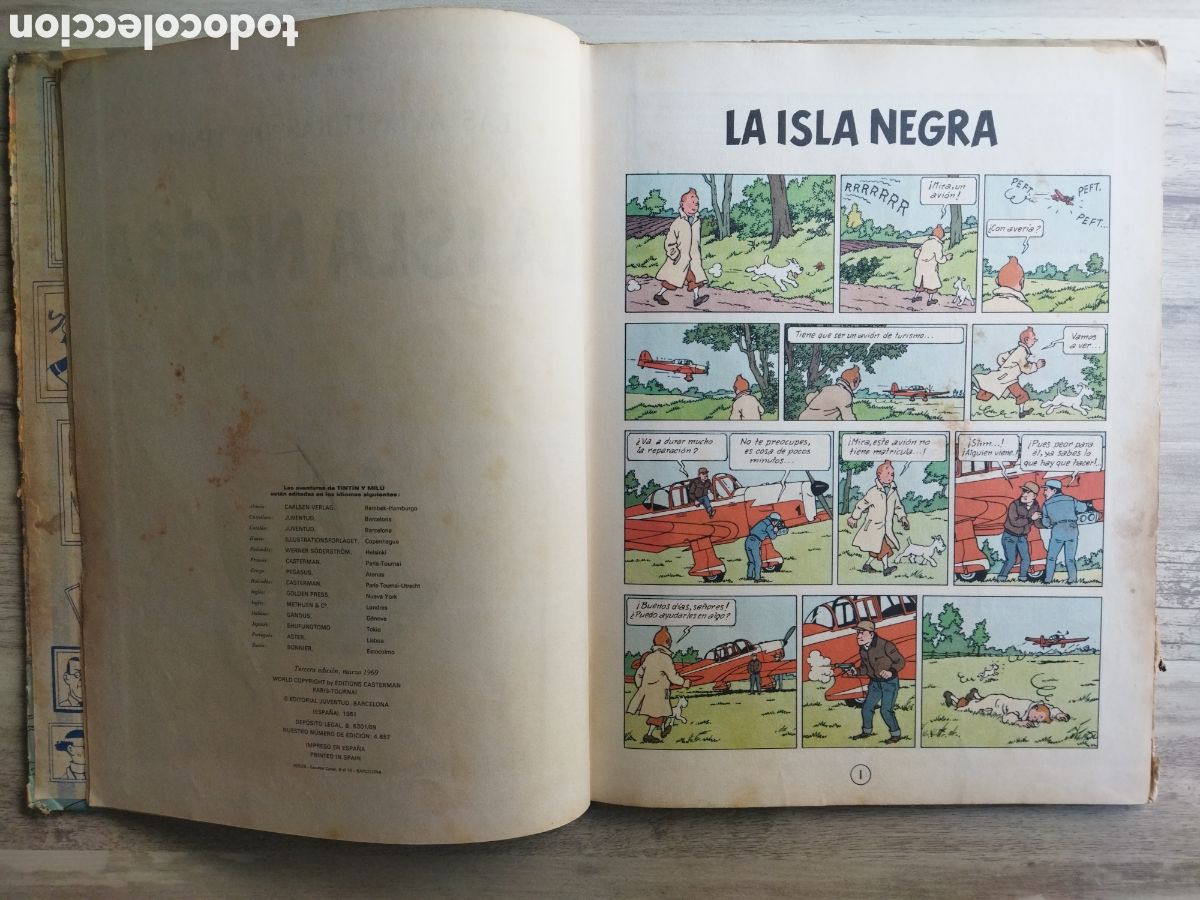 C&oacute;mics: Lote 5 comics tintin antiguos - Foto 21