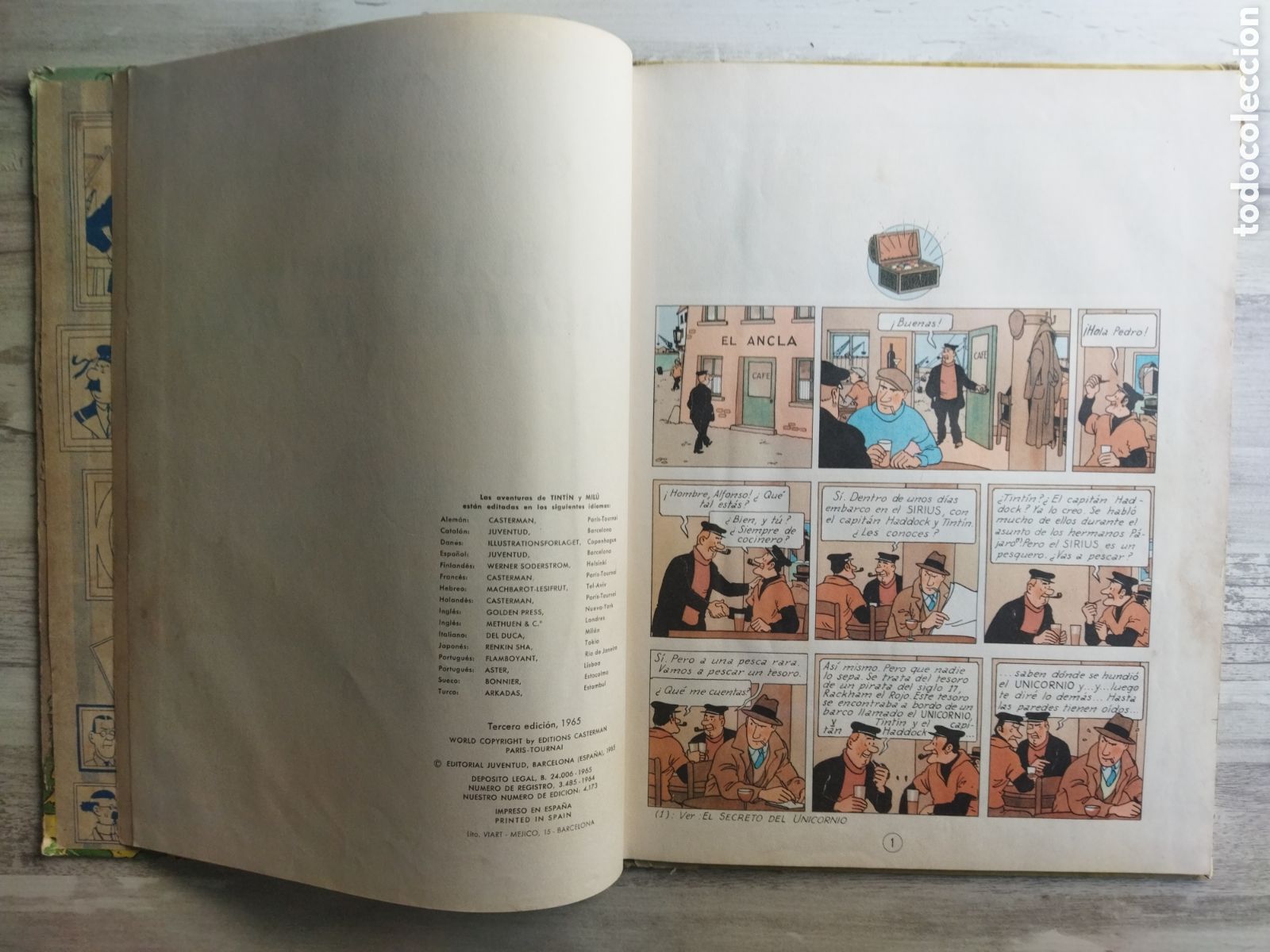 C&oacute;mics: Lote 5 comics tintin antiguos - Foto 27